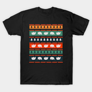 Winter bears and trees T-Shirt